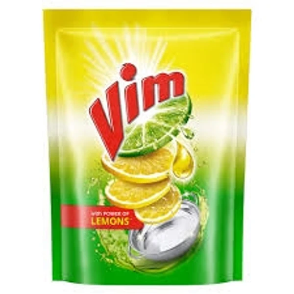 Vim Diswash Liquid Gel- Lemon  - 140ml - Pouch