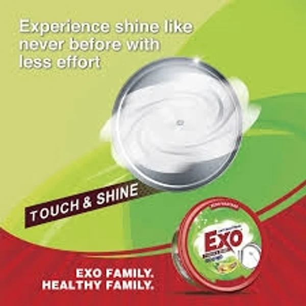 Exo Dishwashing Bar -Ginger, Round, Touch & Shine,  Anti Bacterial - 250g