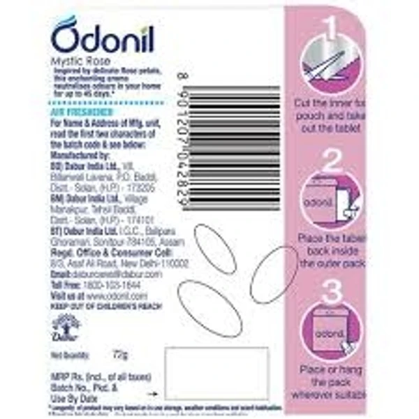 Odonil Bathroom Air Freshener - Mystic Rose - 48g