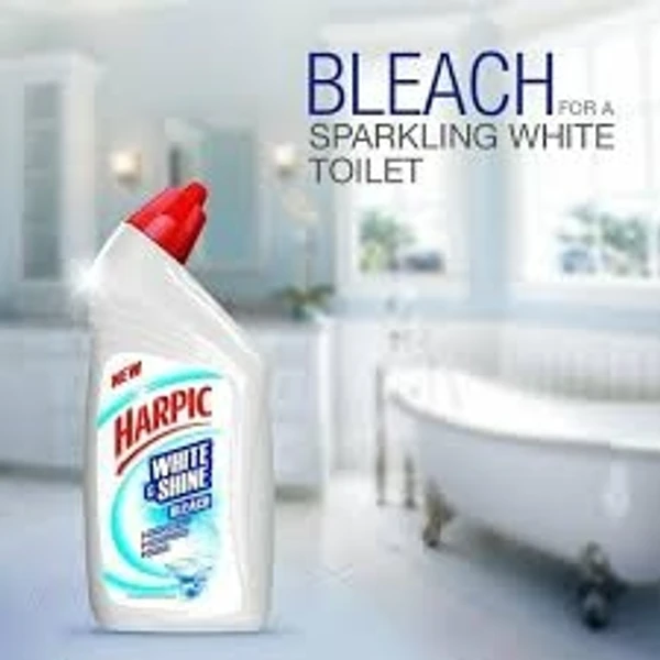 Harpic Disinfectant Toilet Cleaner-White & Shine Bleach - 500ml