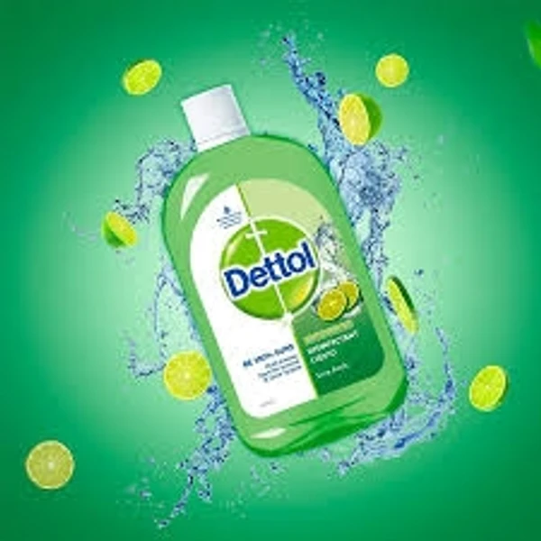 Dettol Disinfectant Liquid Surface & Floor Cleaner- Lime Fresh - 1 L