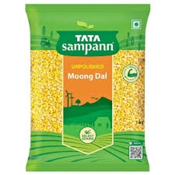 Tata Sampann Unpolished Moong Dal - Split - 500gm