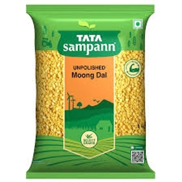 Tata Sampann Unpolished Moong Dal - Split - 500gm