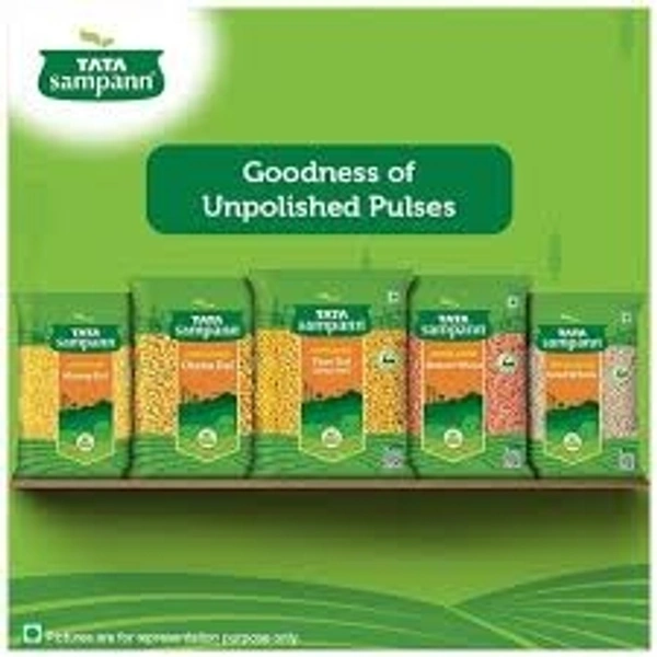 Tata Sampann Unpolished Moong Dal - Split - 500gm