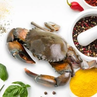 Sea Crab/সমুদ্র কাকড়া- Live - 2 Pcs, Order 1 Day Before