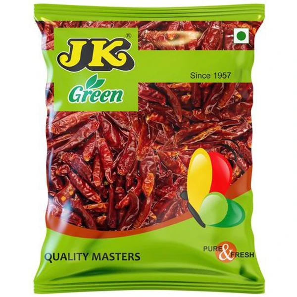 Jk Green Red Chili Hot Whole - 100g