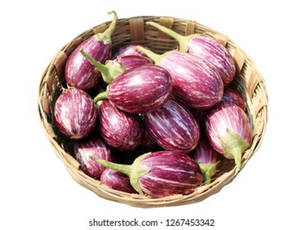 Bringal/Begun -Round (Green Purple) - 1kg