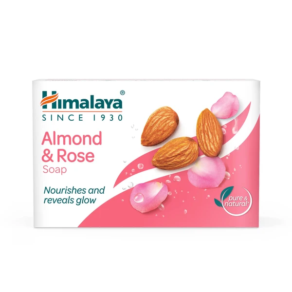 Himalaya Almond & Roses Soap, Moisturizes & Cool Skin  - 125g