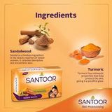 Santoor Soap- Sandal & Turmeric  - 100g