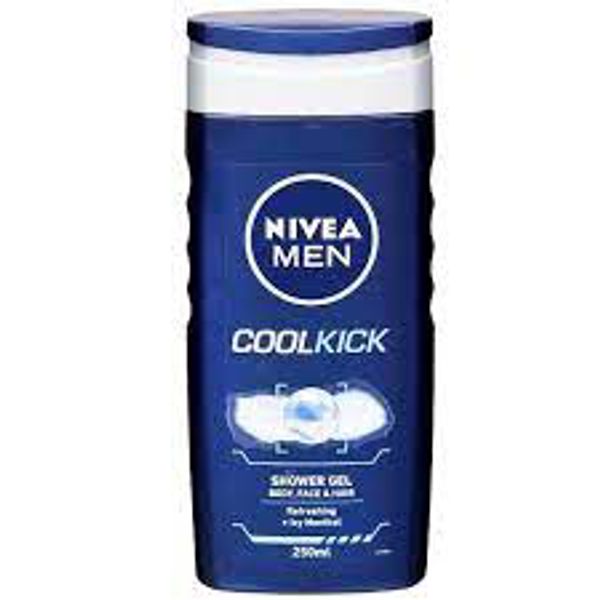 Nivea Cool Kick Shower Gel With Refreshing Menthol  - 250ml