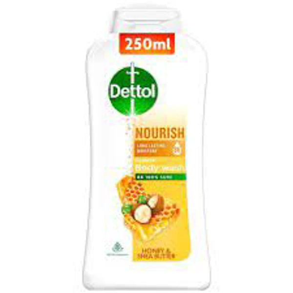 Dettol Nourish Hygiene Body wash - Honey Shea Butter  - 250ml