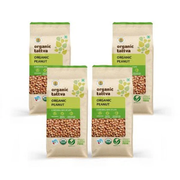 Organic Tattva GroundNuts- Raw Peanut  - 500g