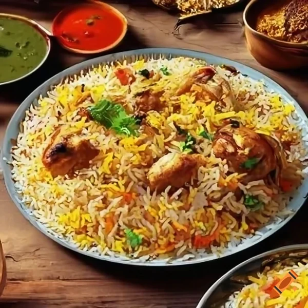 Chicken Biryani With Egg - 1Pac