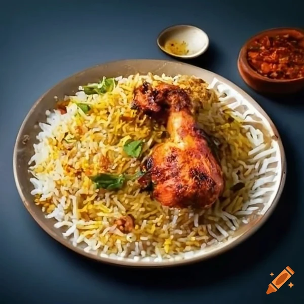 Chicken Biryani With Egg - 1Pac