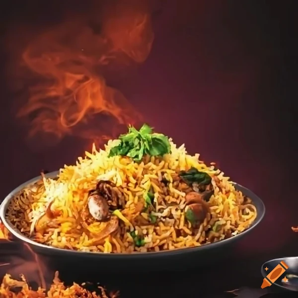 Chicken Biryani With Egg - 1Pac