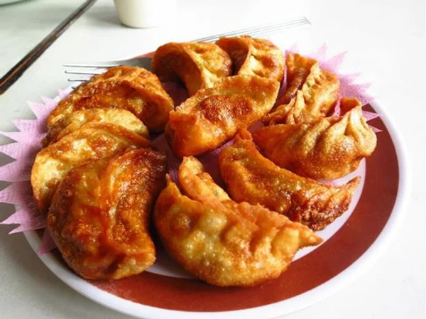 Chicken Pan Fried Momos, 6pcs - 6 pcs