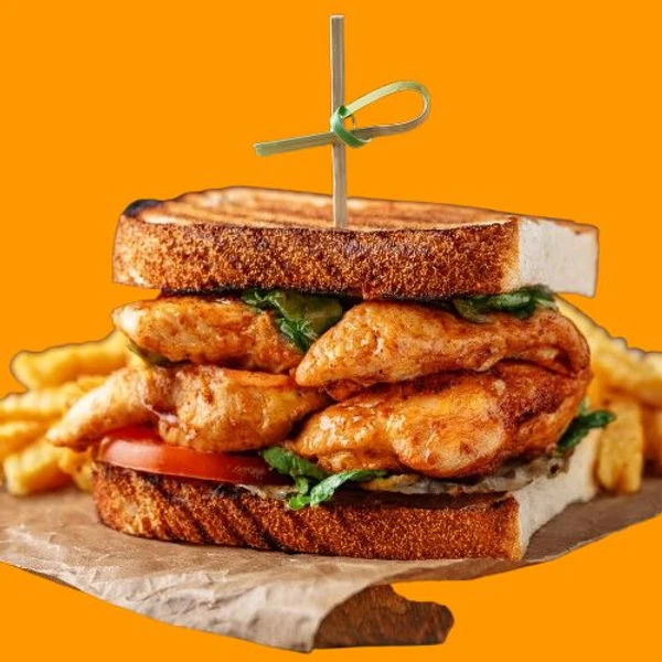 Peri Peri Chicken Grilled Sandwich (2 Layer) - 1unit