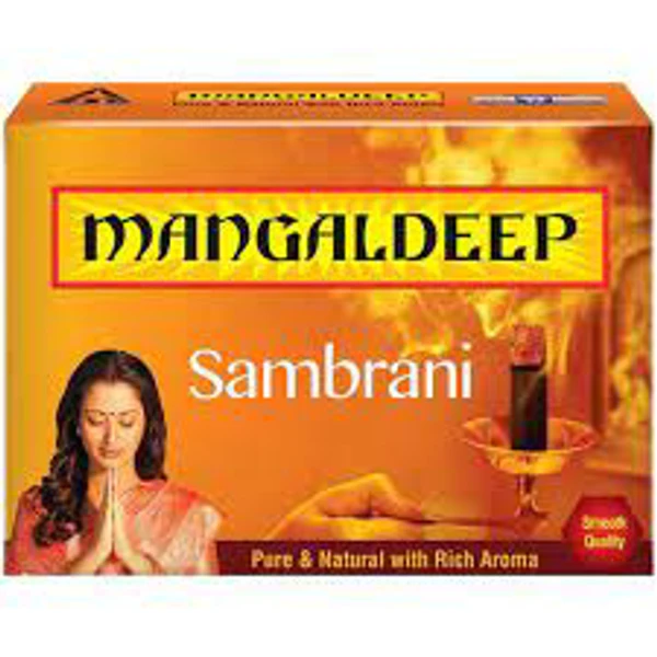 Mangaldeep Sambrani Sticks- Pure & Natural With Rich Aroma  - 15 Sticks