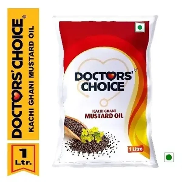 Doctor Choice Kachi Ghani Mustard Oil  - 1L