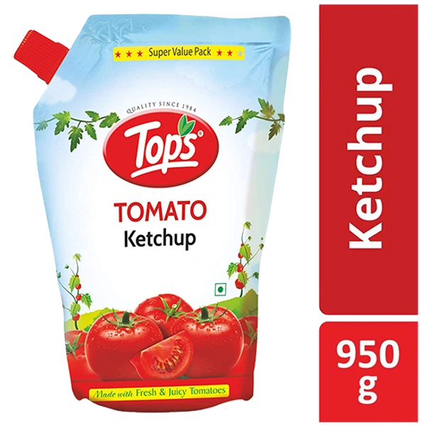 Kissan Tops Tomato Ketchup - 950 gm