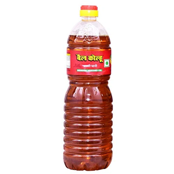 Bail Kolhu  Kachi Ghani Mustard Oil - 1L