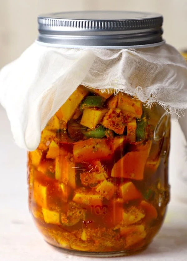 Mango Pickle kerala style (കടുമാങ്ങ അച്ചാർ)