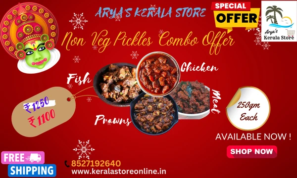 Arya's Non Veg Pickles Combo Offer