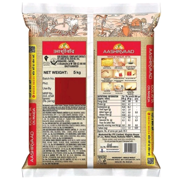 Aashirvaad Shudh Chakki Atta 5 kg