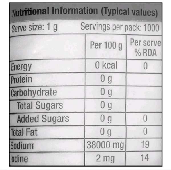 Tata Iodised Salt 1 kg