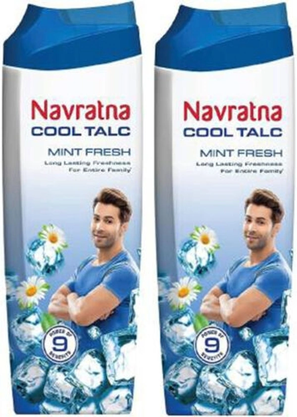 Navratan Cool Talcum Powder - 30g, Mint Fresh