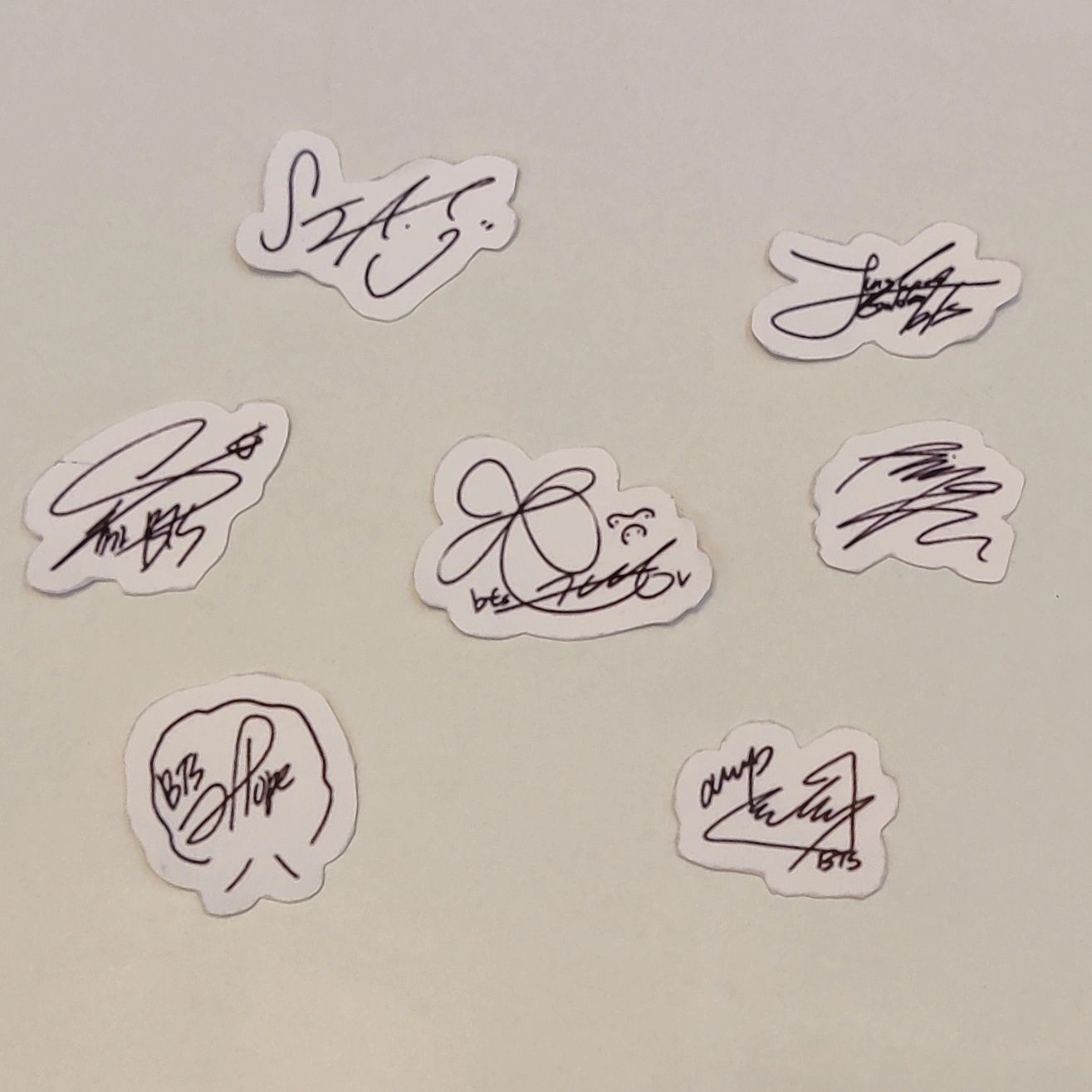 BTS Nail Art Stamping Plate - Paint Polish