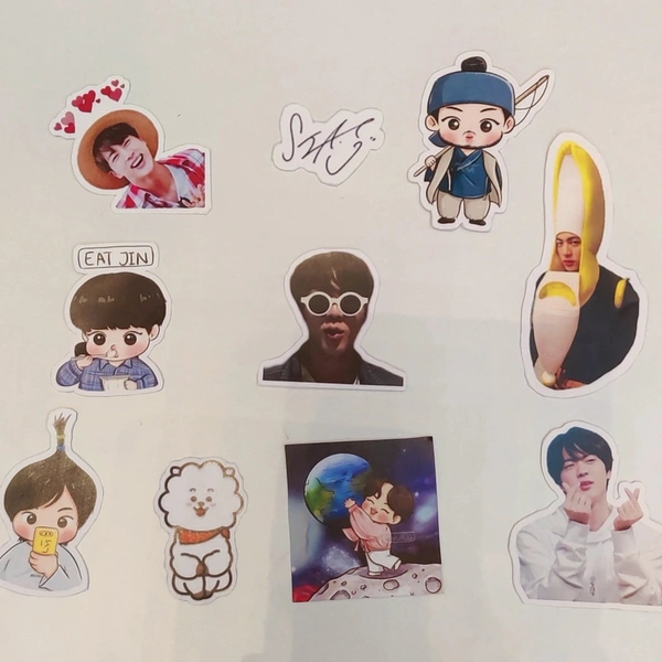 Jin Sticker Pack - All different sizes