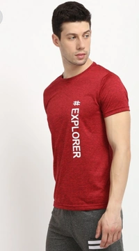 F.R.I.E.N.D.S Men Dirift Half-sleeve T-shirt - SHINING RED, S , L , M , XL , XXL , XS