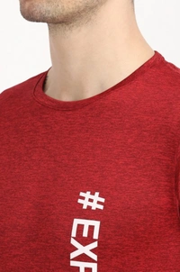 F.R.I.E.N.D.S Men Dirift Half-sleeve T-shirt - SHINING RED, S , L , M , XL , XXL , XS