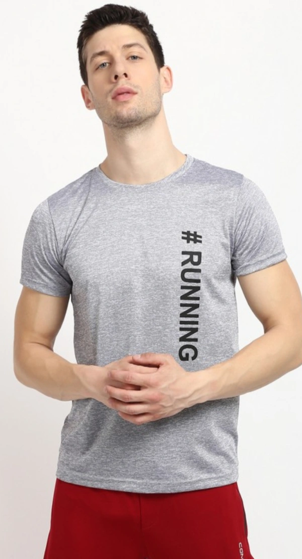 F.R.I.E.N.D.S Men Dirift Half-sleeve T-shirt - Solid Grey, S , L , M , XL , XXL , XS
