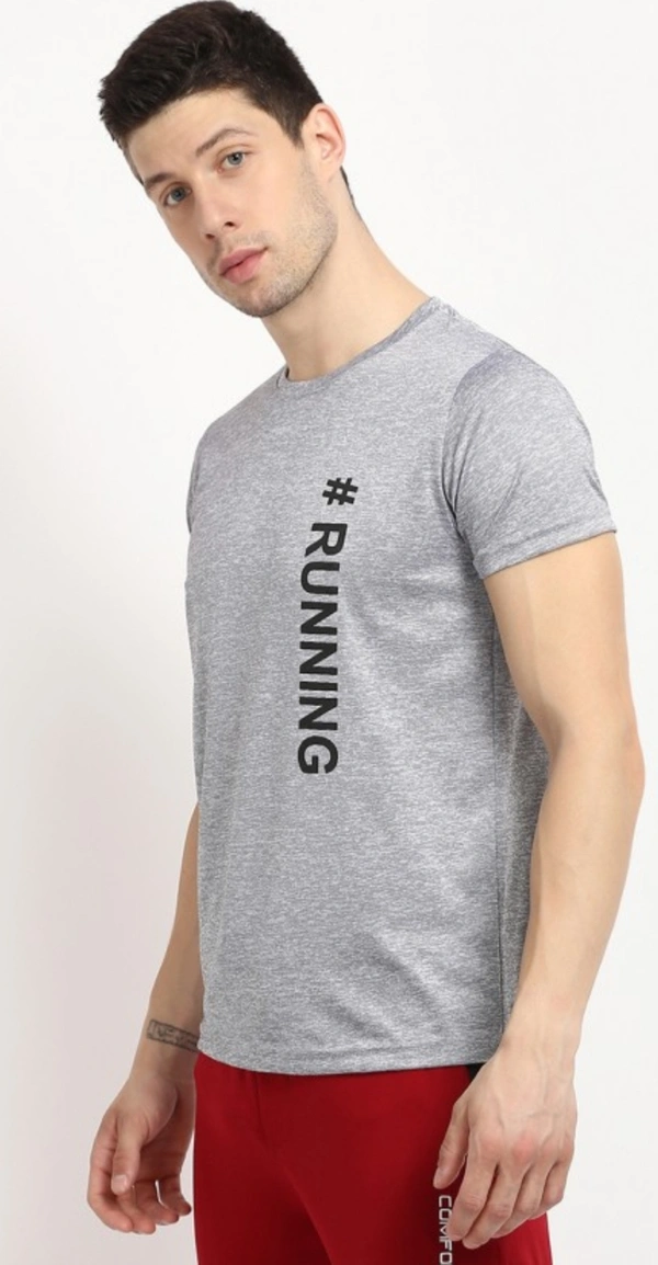 F.R.I.E.N.D.S Men Dirift Half-sleeve T-shirt - Solid Grey, S , L , M , XL , XXL , XS