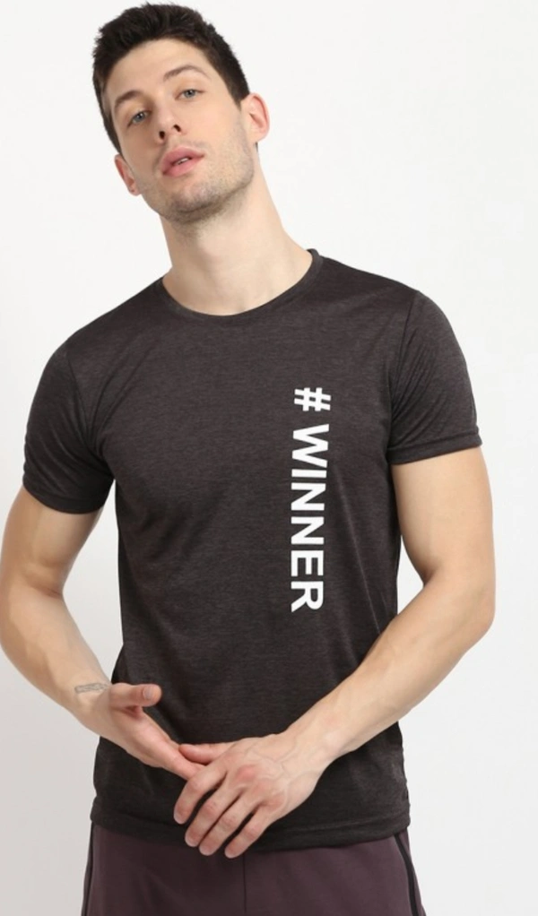 F.R.I.E.N.D.S Men Dirift Half-sleeve T-shirt - BLACK, S , L , M , XL , XXL , XS