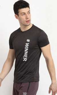 F.R.I.E.N.D.S Men Dirift Half-sleeve T-shirt - BLACK, S , L , M , XL , XXL , XS