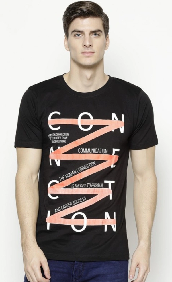 F.R.I.E.N.D.S Men Half-sleeve T-shirt - BLACK CROSS DESIGNED, S , L , M , XL , XXL , XS