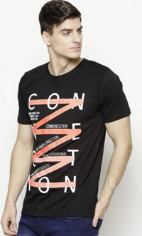 F.R.I.E.N.D.S Men Half-sleeve T-shirt - BLACK CROSS DESIGNED, S , L , M , XL , XXL , XS