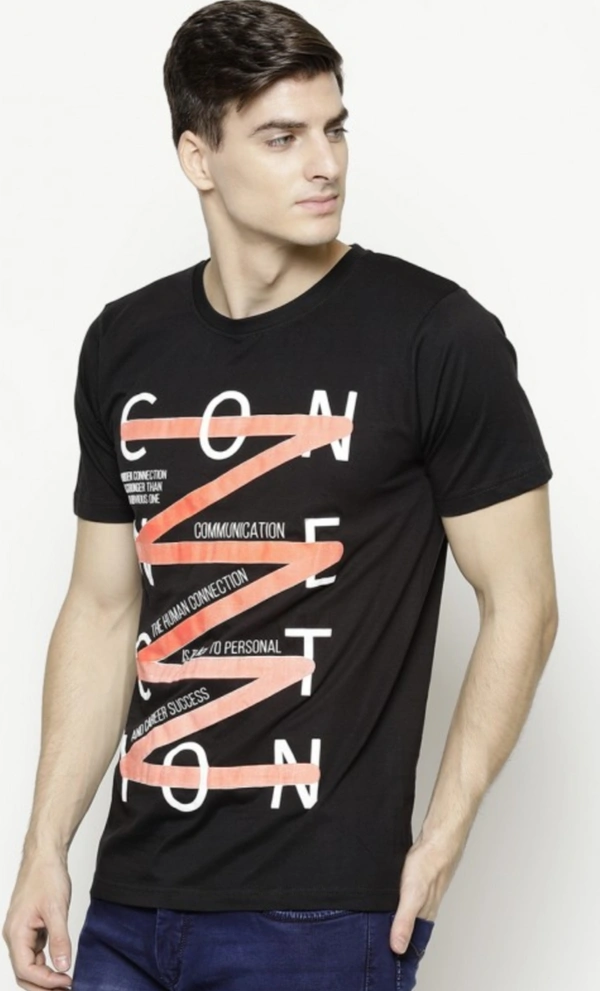 F.R.I.E.N.D.S Men Half-sleeve T-shirt - BLACK CROSS DESIGNED, S , L , M , XL , XXL , XS