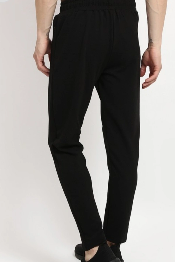 TEXTILE MEN'S HOISERY TRACK PANTS - BLACK, S , L , M , XL , XXL