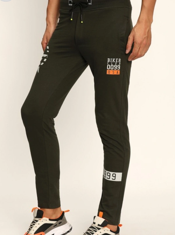 TEXTILE MENS HOISERY TRACK PANTS - OLIVIE GREEN, S , L , M , XL , XXL