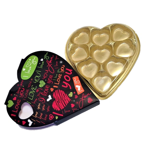 Black Heart Box - 11 Cavity
