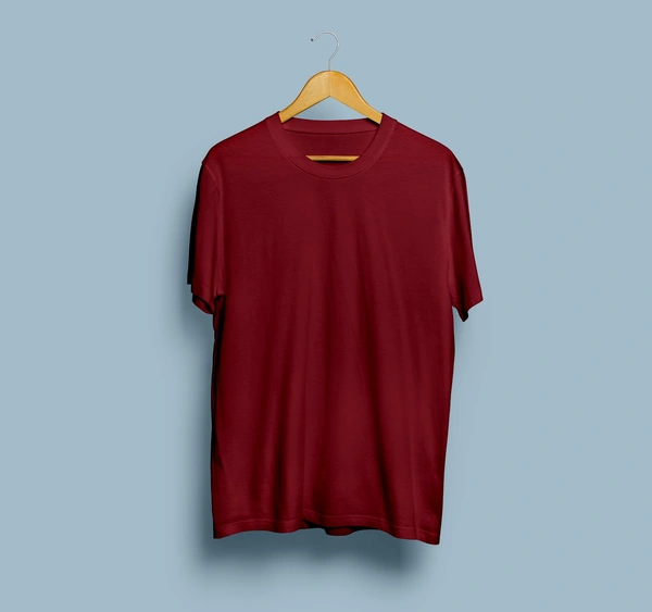 T Shirt - Maroon - Maroon, XXL