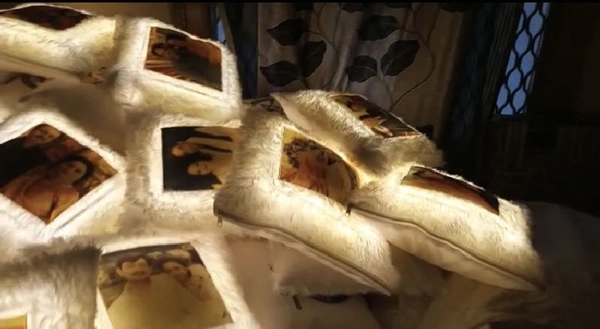 Led Fur Cushion