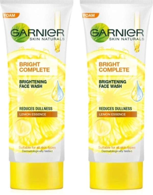 Garnier Bright Complete Brightening Face Wash - 100gm