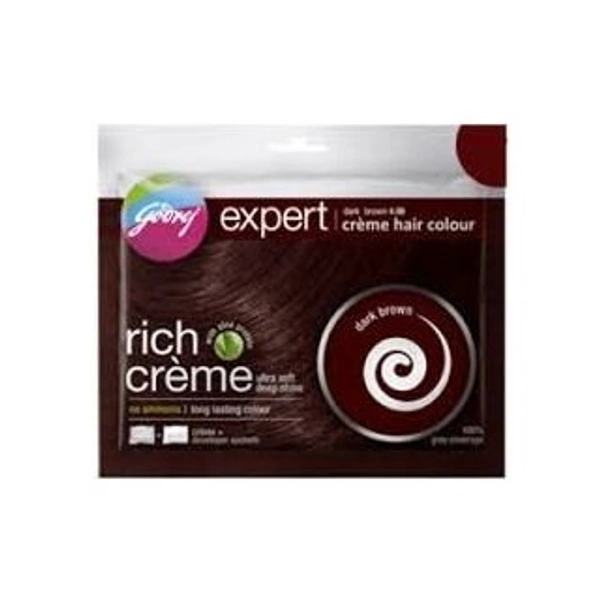 Godrej Rich Cream Dark Brown - pack of 4