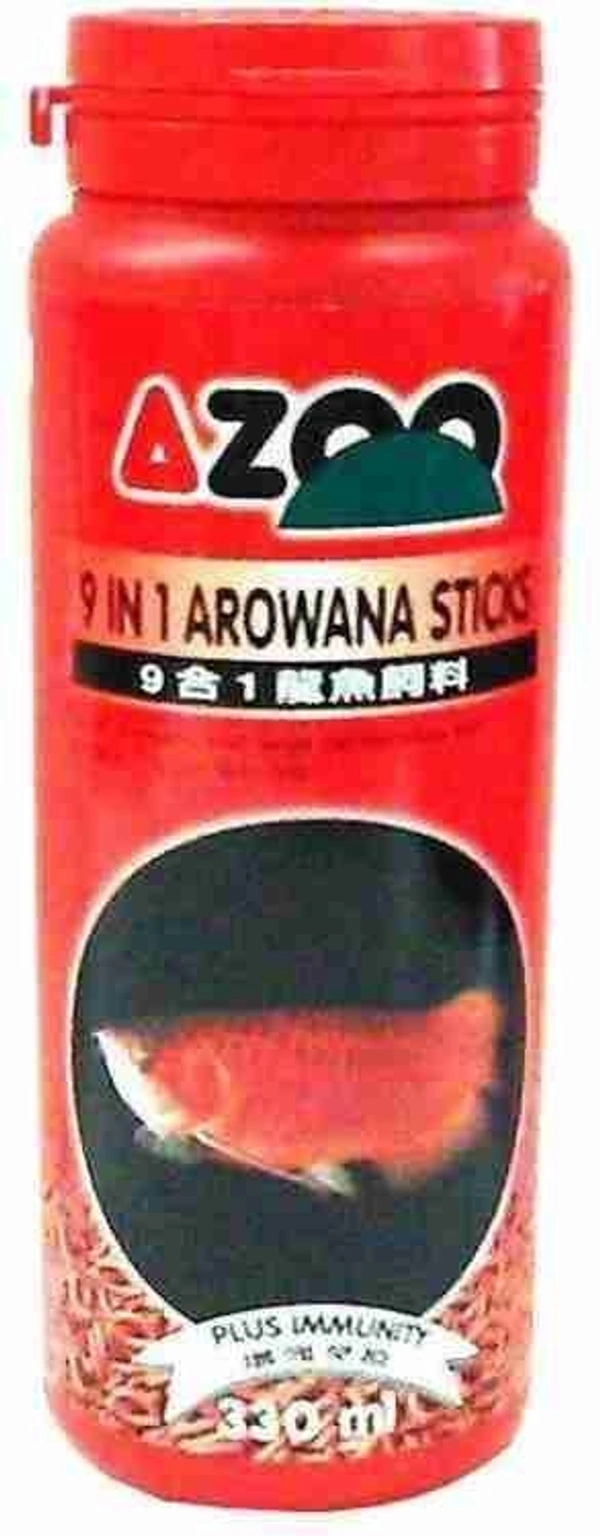 AZOO Arowana Stick/125g/330ml Food For Arowana Fish  - 100 GM
