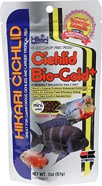 Hikari Cichlid Bio Gold+ | Best for Cichlid big tropical fish  - 57 GM